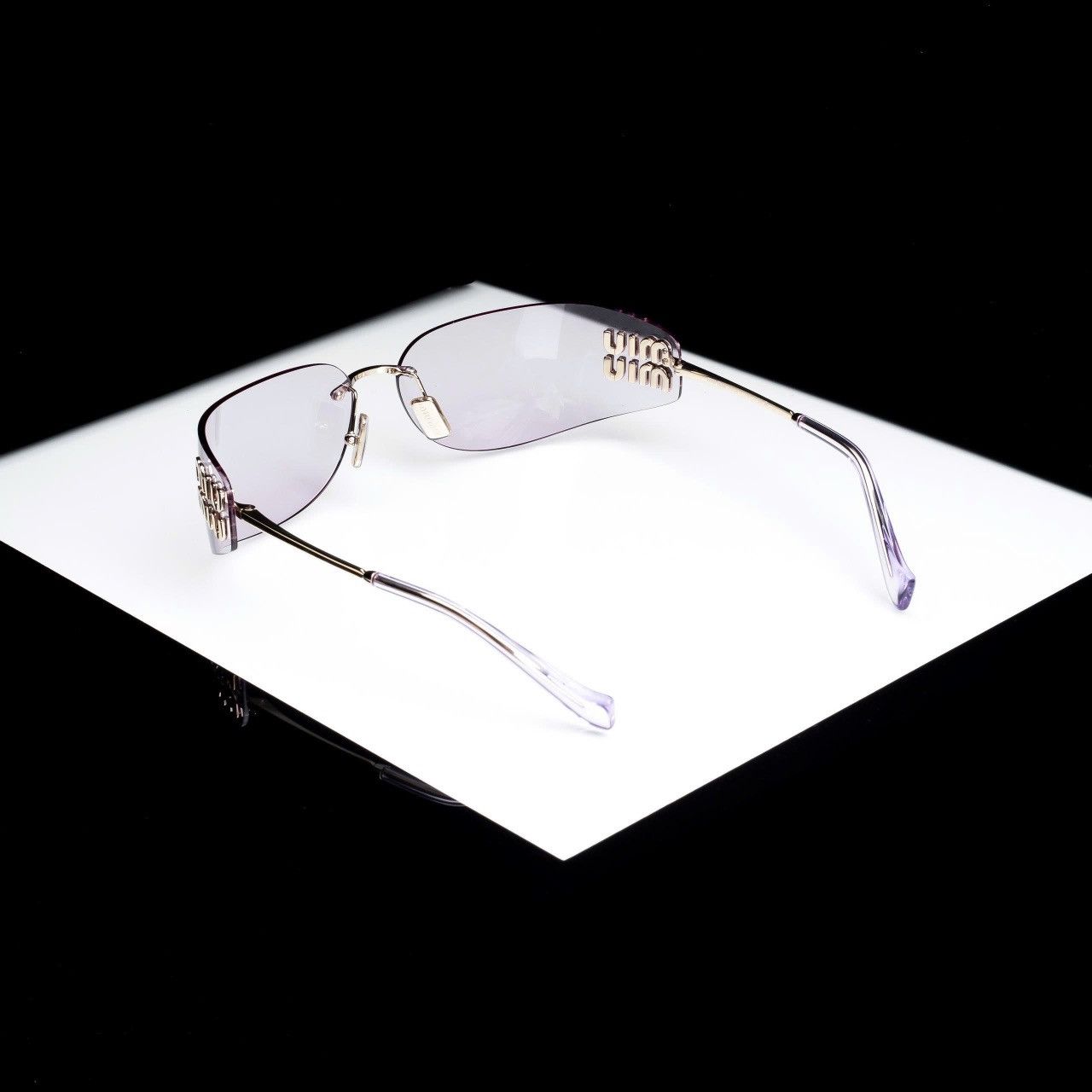 Miu Miu MIU MIU 0MU A51S ZVN90O SUNGLASSES Size ONE SIZE - 4 Thumbnail