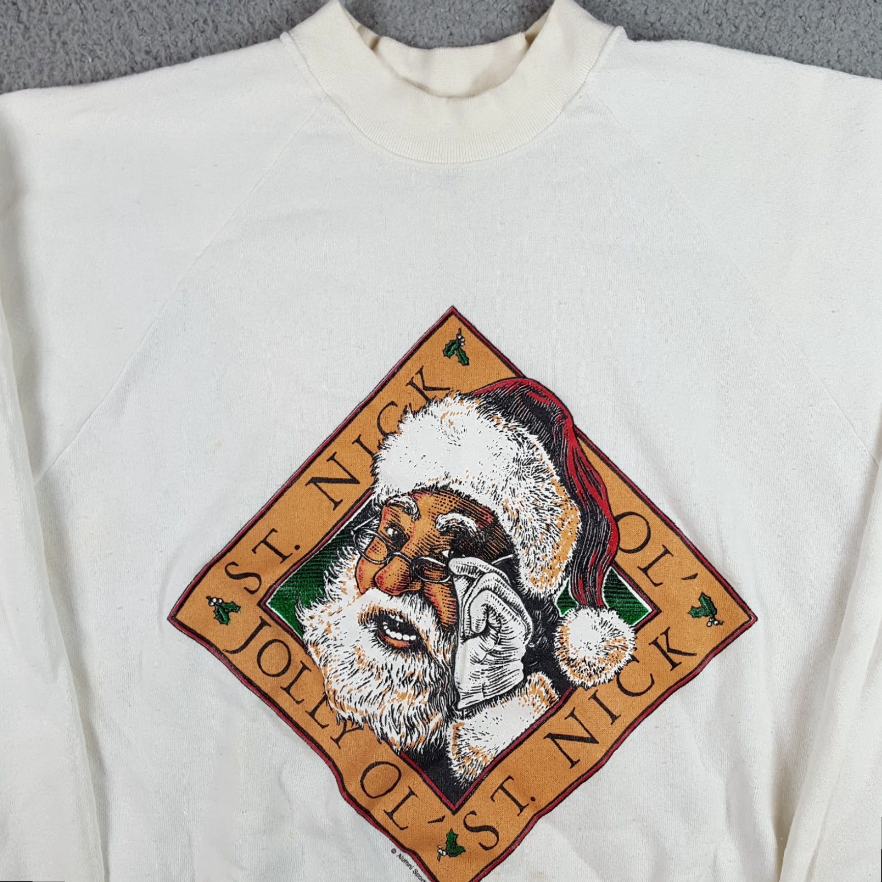 Fruit Of The Loom VINTAGE Santa Claus St Nick Christmas Size XL Pullover Crewneck Sweatshirt Nike Size US XL / EU 56 / 4 - 2 Thumbnail