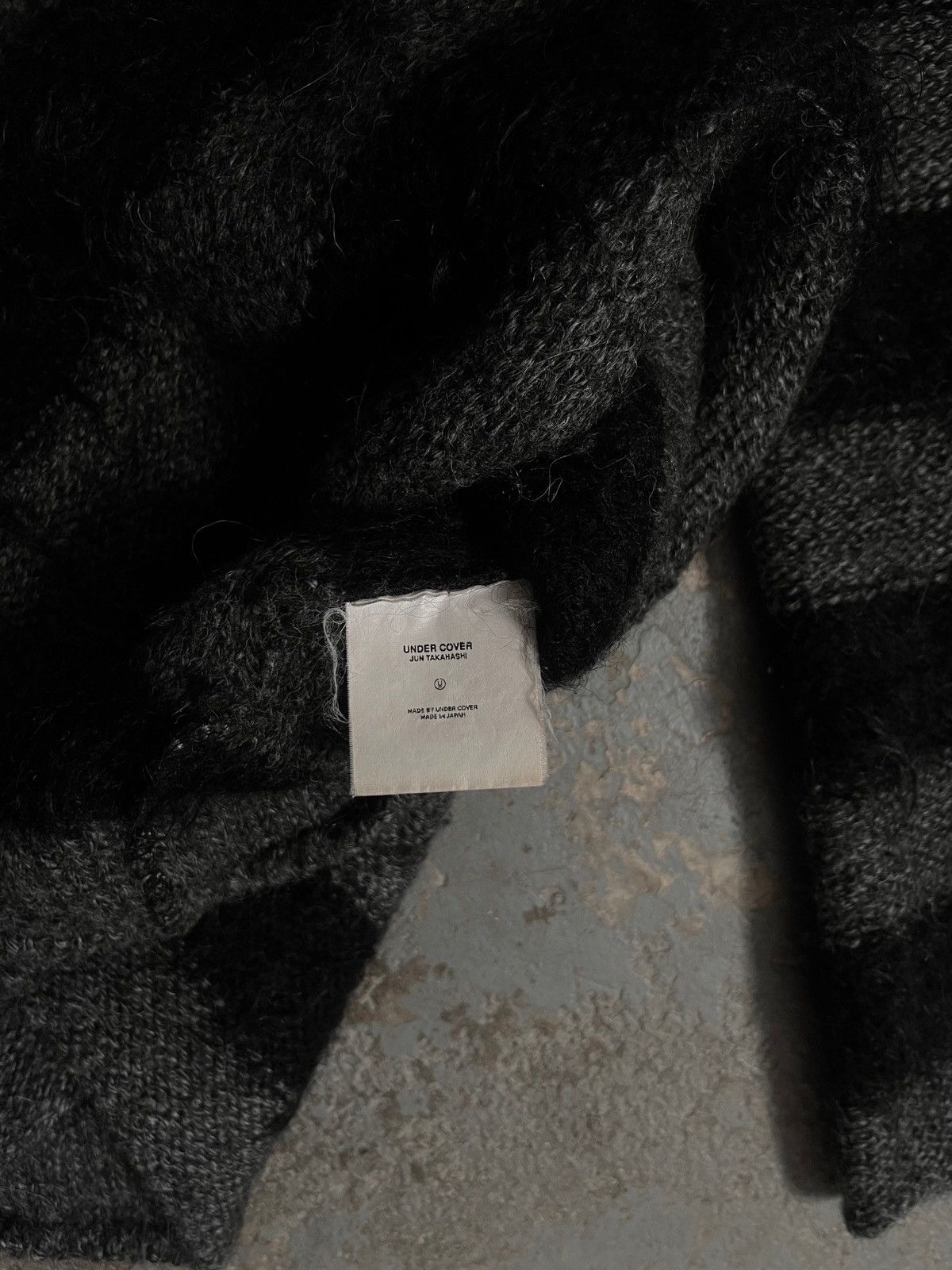 Undercover AW03 “ Paper Doll “ Punk Mohair Stripe Sweater Size US M / EU 48-50 / 2 - 4 Thumbnail