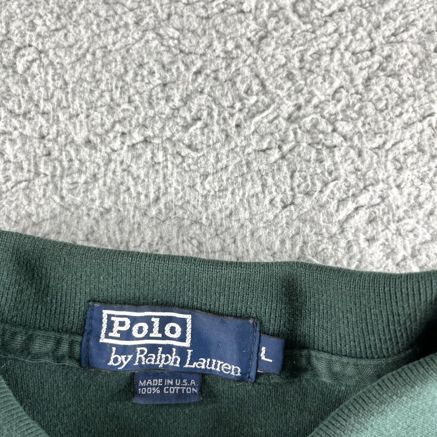 Polo Ralph Lauren VINTAGE Polo Ralph Lauren Polo Shirt Mens L Green Classic Casual Golf Rugby USA * Size US L / EU 52-54 / 3 - 3 Thumbnail