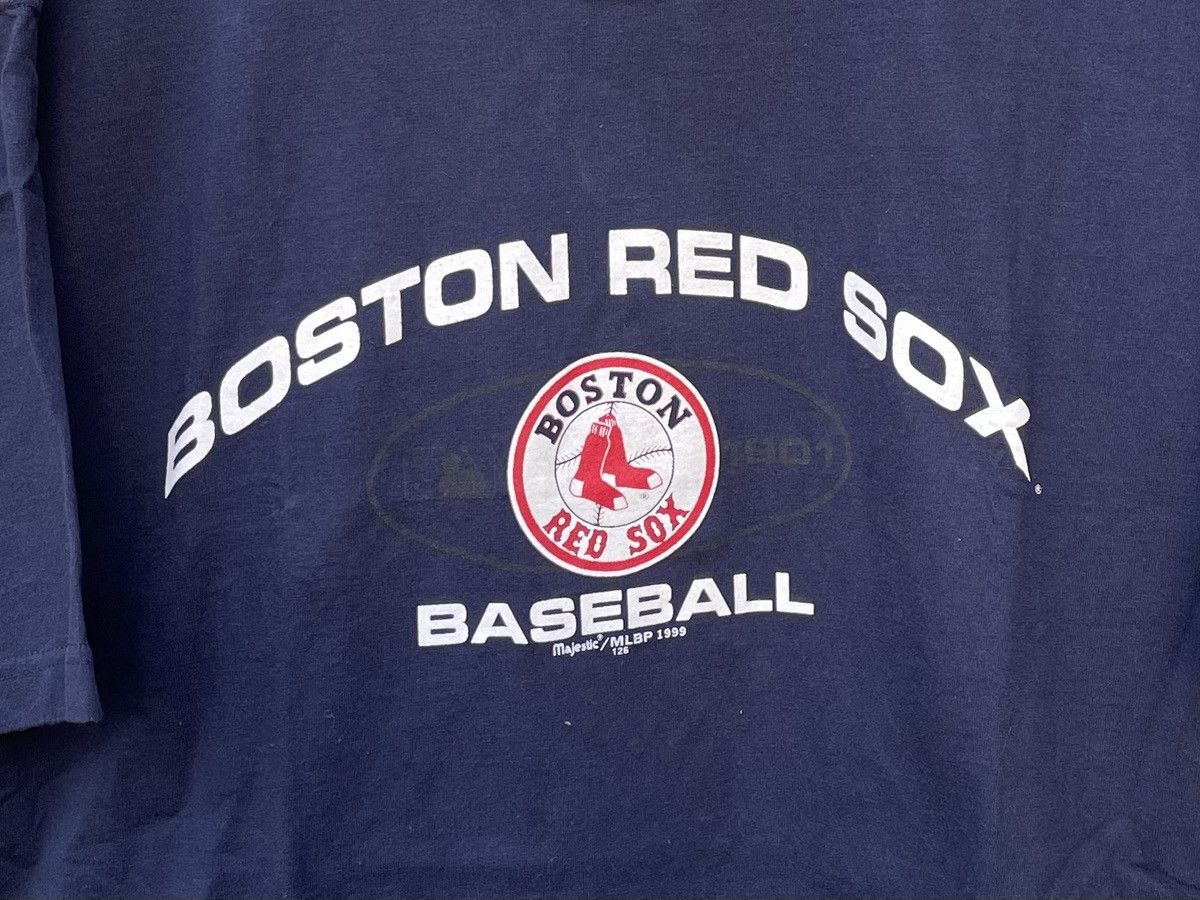 Majestic Vintage 1999 Majestic MLB Boston Red Sox’s Spellout T Shirt Size US L / EU 52-54 / 3 - 4 Thumbnail