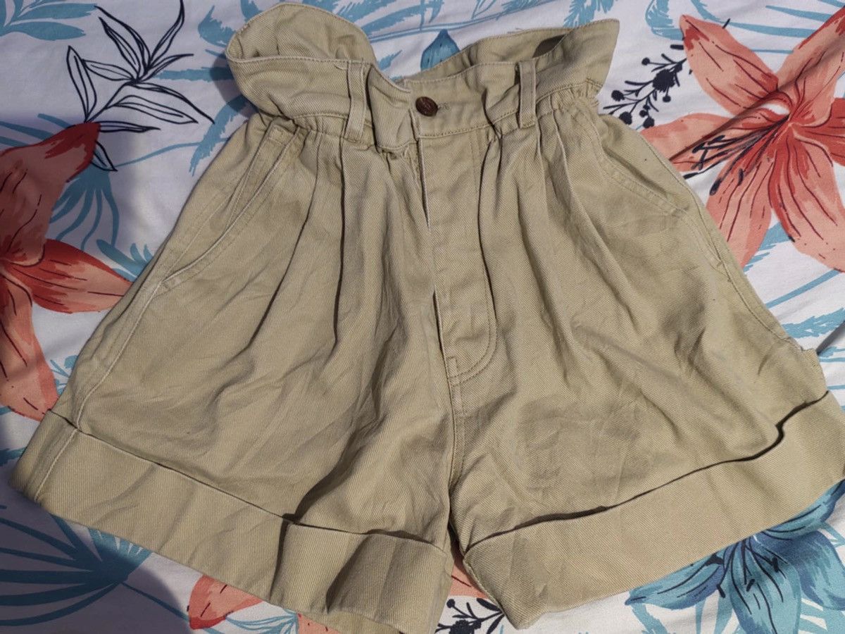 Miu Miu Miu Miu Drill High Waist Short Size 25" / US 0 / IT 36 - 3 Thumbnail