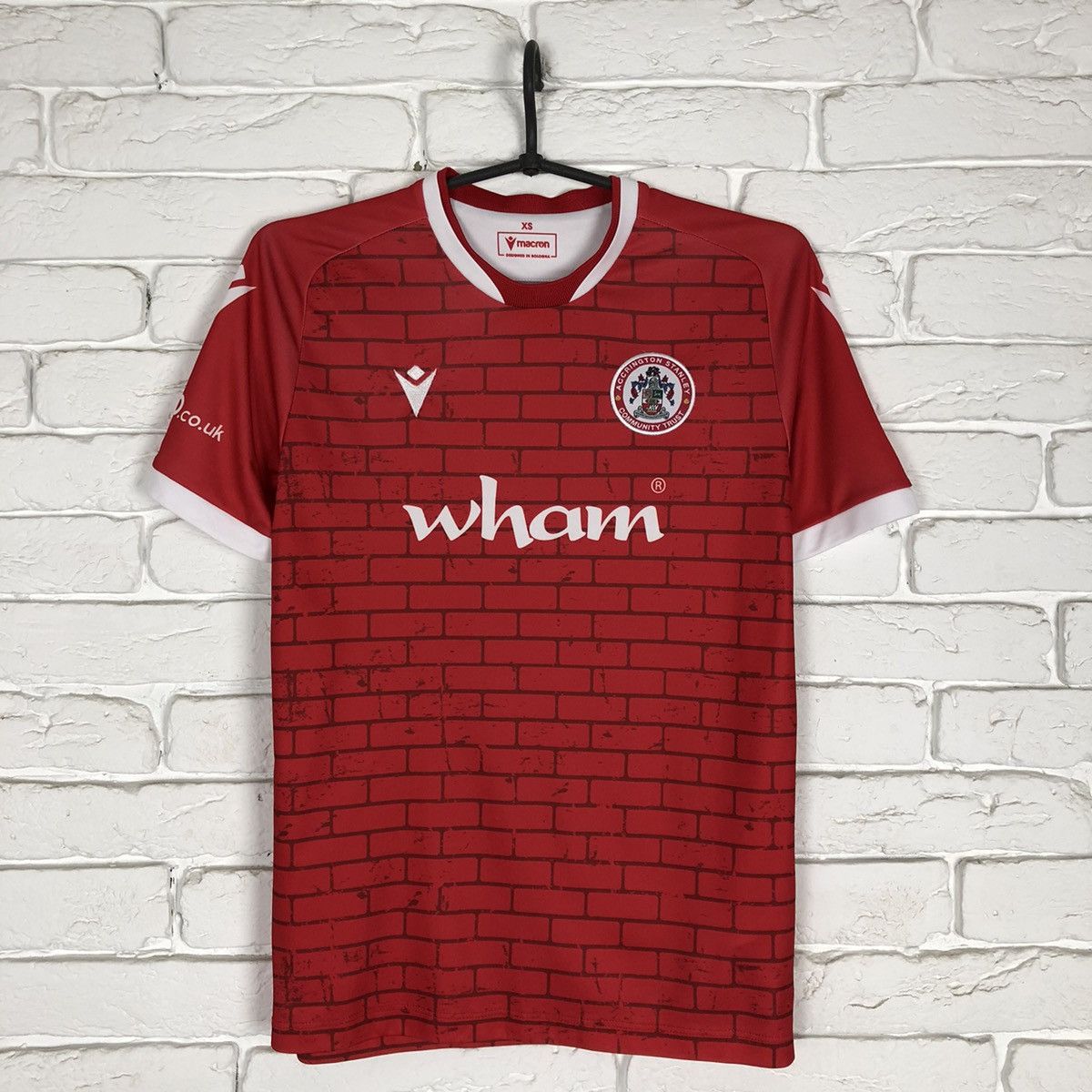 Macron Accrington Stanley 2023 2024 home soccer jersey Size US XS / EU 42 / 0 - 1 Thumbnail