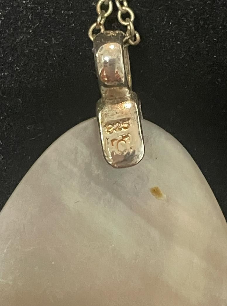 Designer Abalone Pendant .925 Size ONE SIZE - 3 Thumbnail