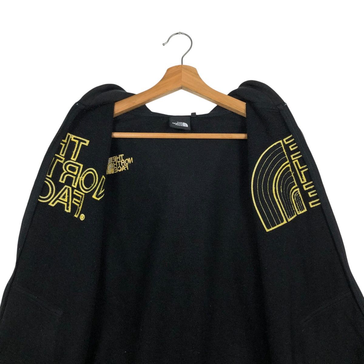 The North Face 🔥VINTAGE ZIPPER HOODIE THE NORTH FACE SPELL OUT BIG LOGO Size US M / EU 48-50 / 2 - 17 Thumbnail