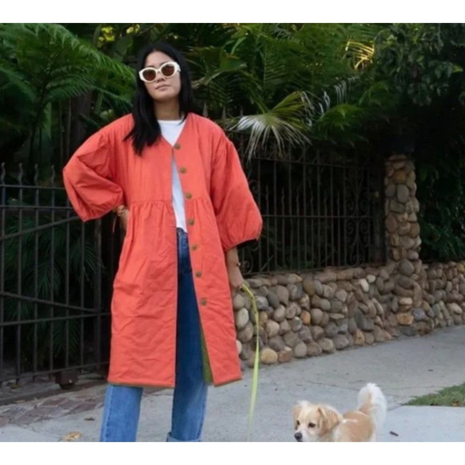 Other Saint Geraldine Reversible Quilted Puff Sleeves Coat Size S Size S / US 4 / IT 40 - 5 Thumbnail