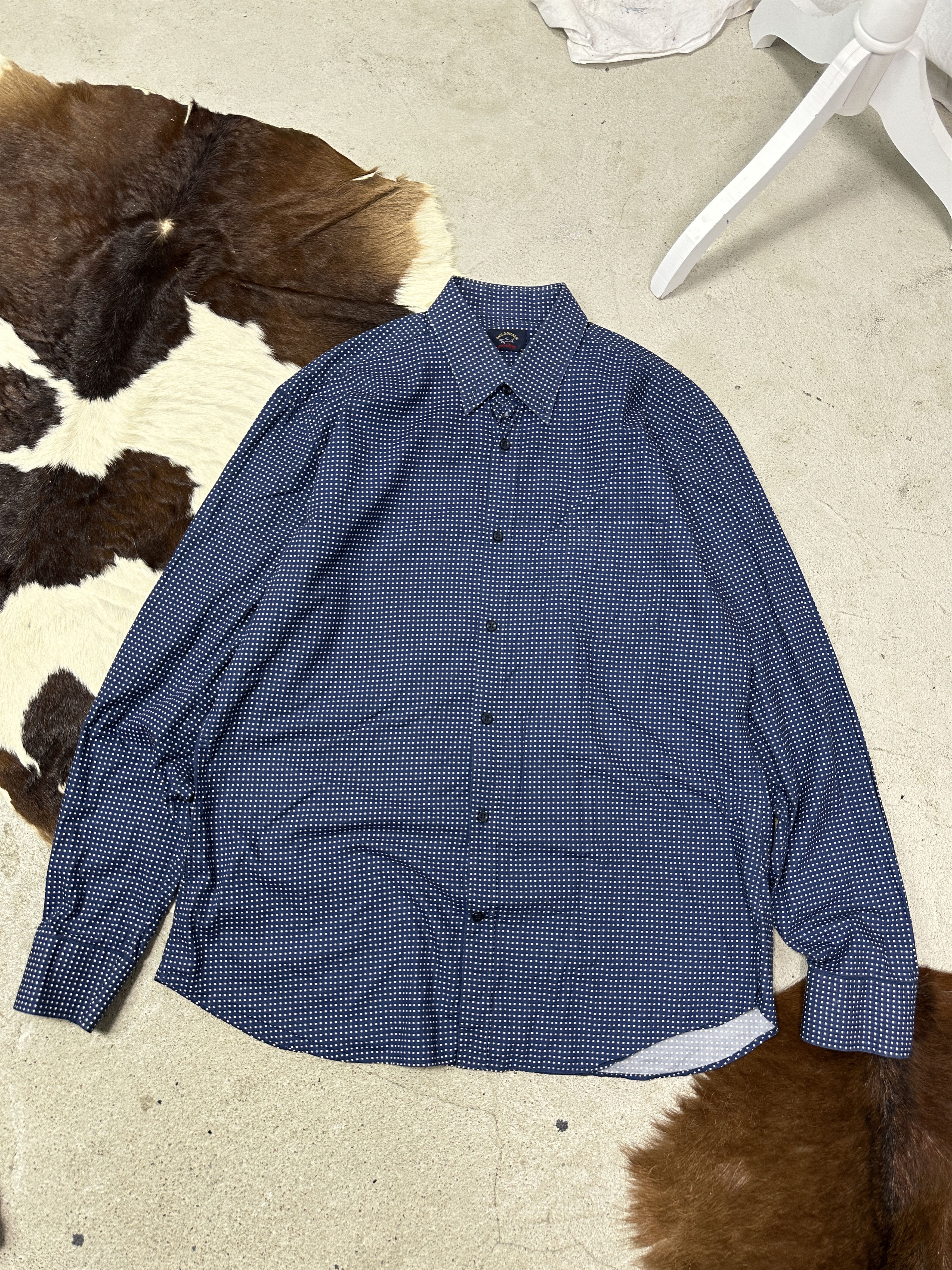Paul & Shark Vintage Streetwear Elegant Gingham Paul & Shark Shirt Y2K Size US XL / EU 56 / 4 - 1 Thumbnail
