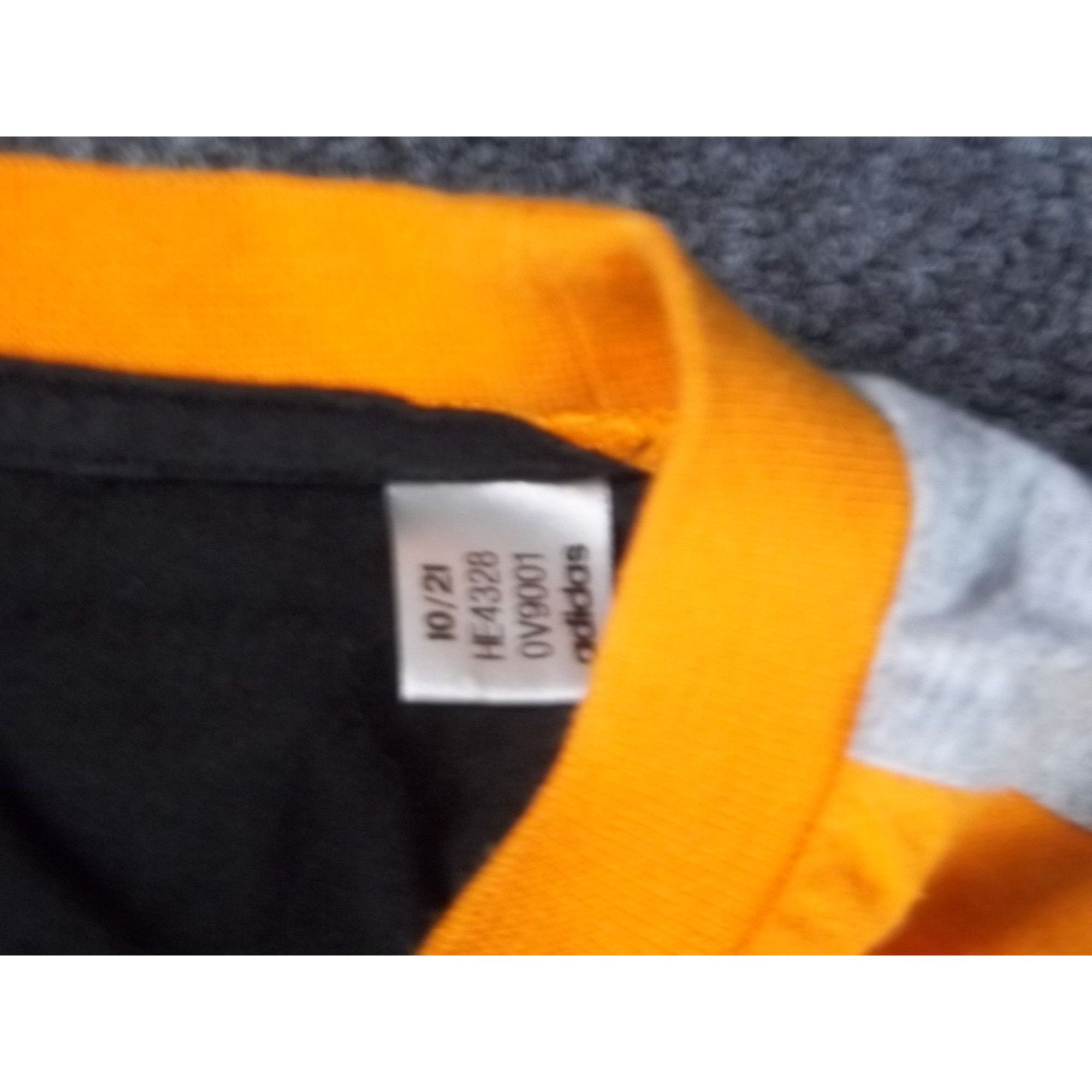 Adidas Adidas Colorblock Tshirt Men Sz M Orange Black White Casual Size US M / EU 48-50 / 2 - 7 Thumbnail