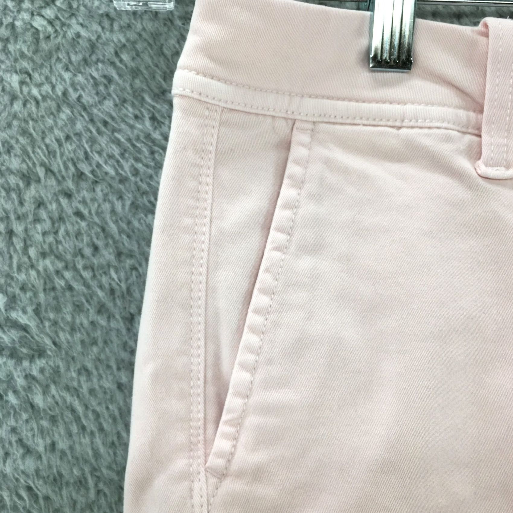 Vintage American Eagle Super Stretch Shorts Womens 4 Light Pink Zip Fly Low Waisted Casual Modern Womens Size 27" / US 4 / IT 40 - 2 Thumbnail