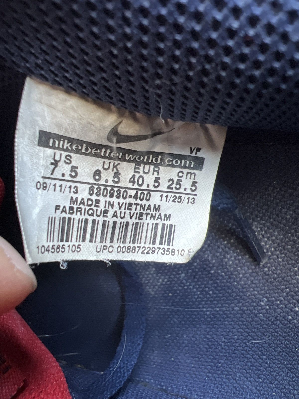 Nike Air Force 1 ‘07 Denim Size US 7.5 / EU 40-41 - 6 Thumbnail