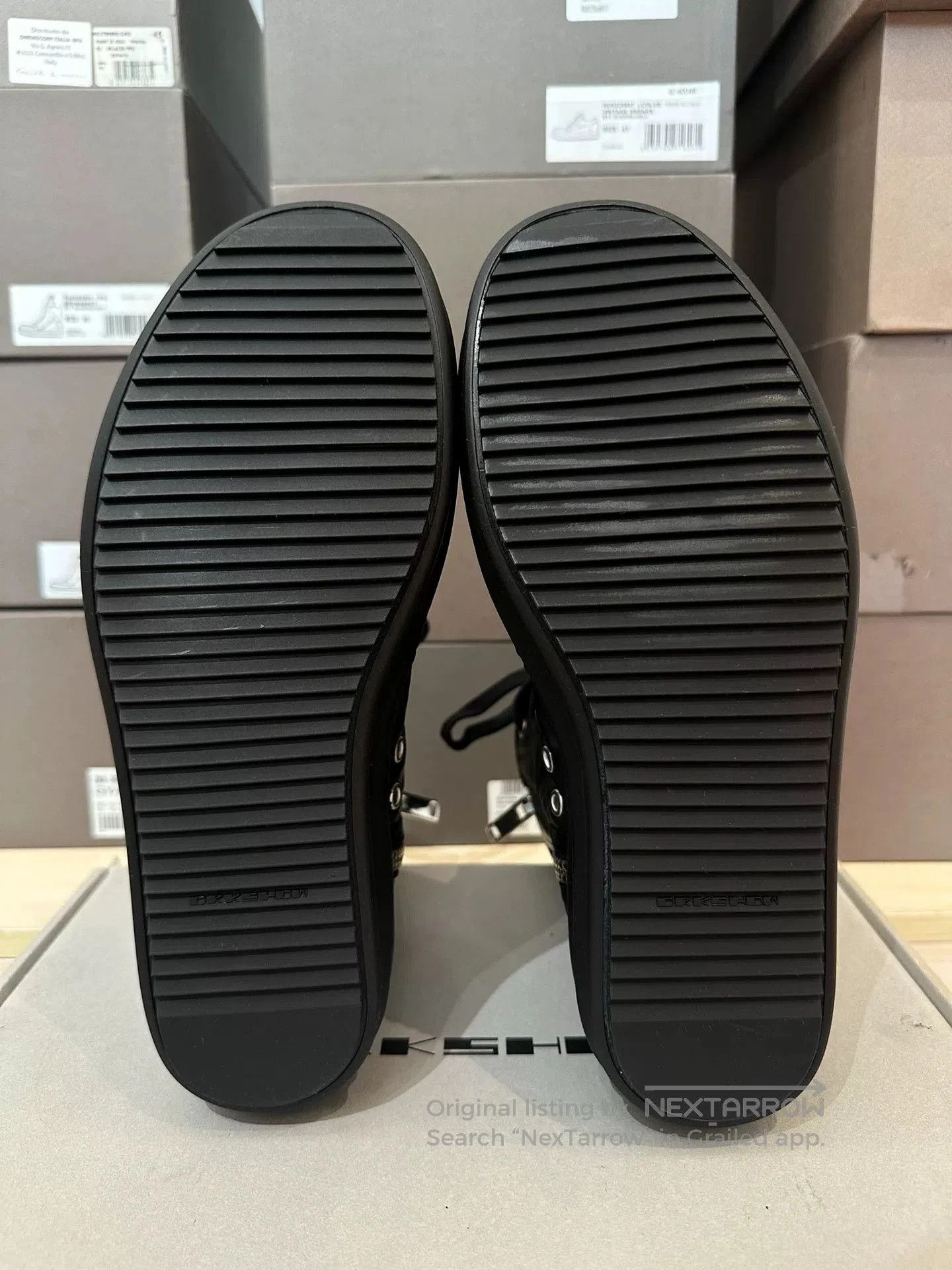 Rick Owens Drkshdw Rick Owens DRKSHDW High-Top Sneakers. Size US 8 / EU 41 - 6 Thumbnail