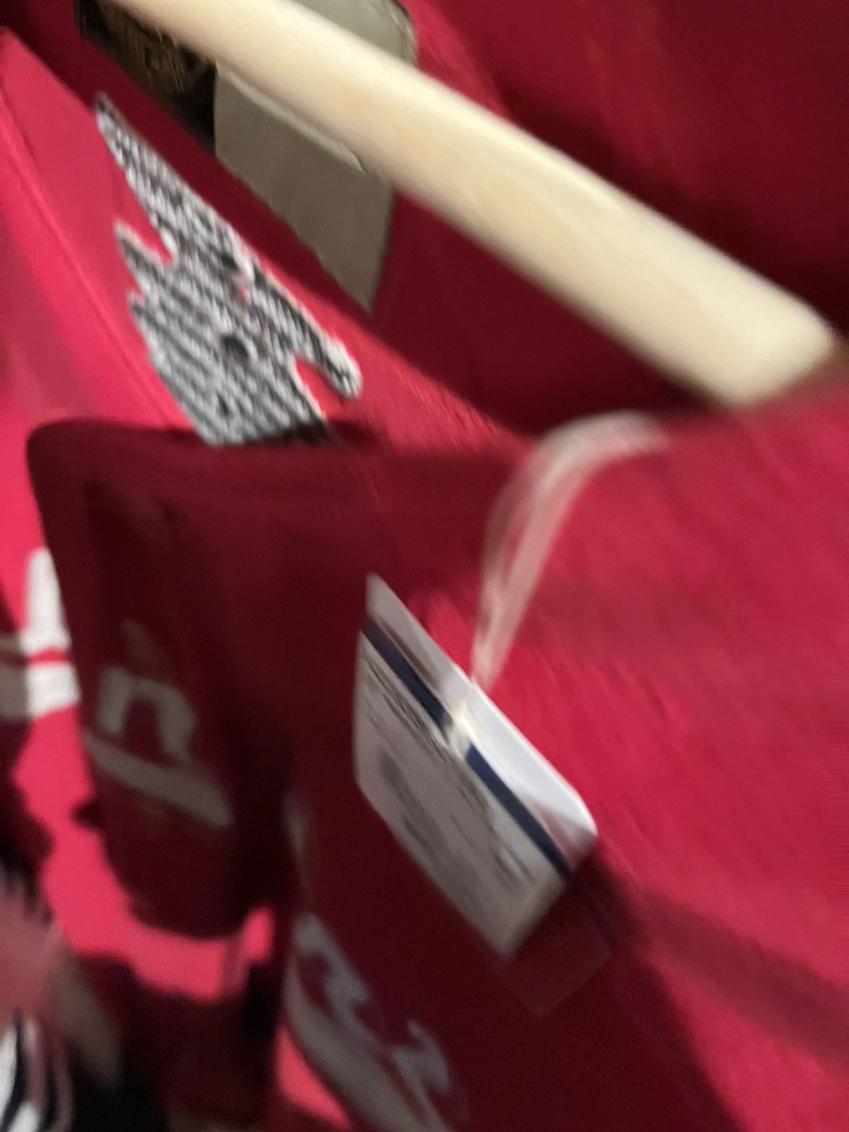 Kapital × Kapital Kountry BELOW RETAIL! Kapital 16/- Densed Jersey Baseball Shirt Red Size US L / EU 52-54 / 3 - 8 Thumbnail