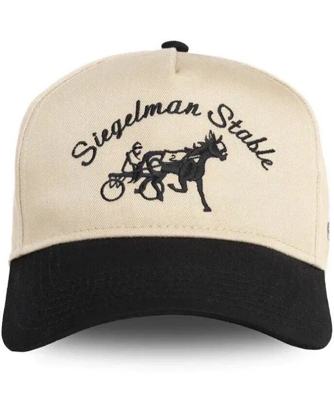 Siegelman Stable Siegalman Stable Snapback Hat Two Tone Khaki Black Size ONE SIZE - 1 Thumbnail