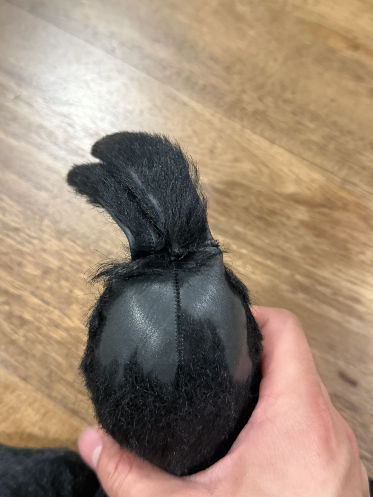 Rick Owens Hun Rick Owens Ponyhair Rabbit Bunny Pouch Size ONE SIZE - 5 Thumbnail