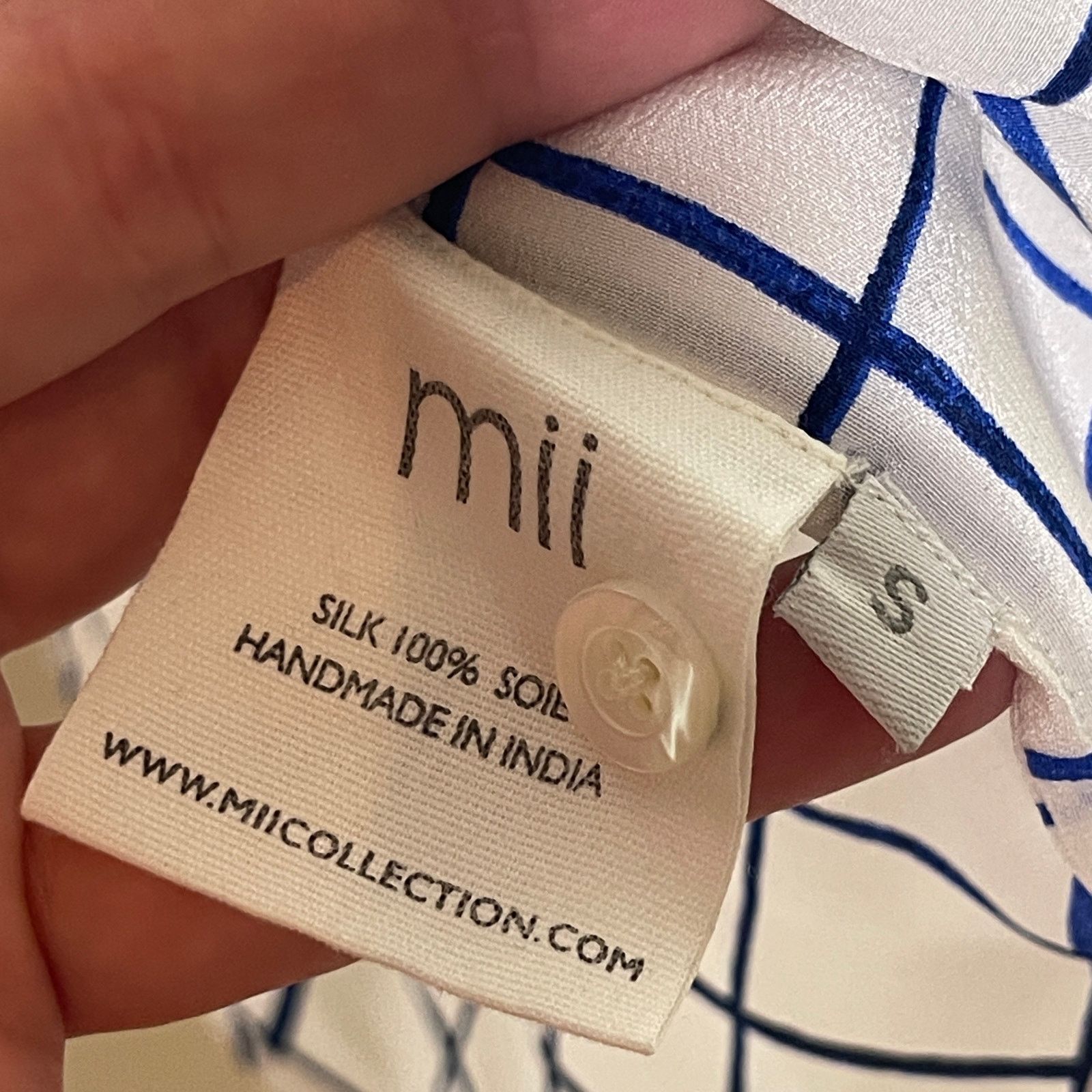 Other MII Collection 100% silk printed Japanese Sakura blouse sz S Size S / US 4 / IT 40 - 4 Thumbnail