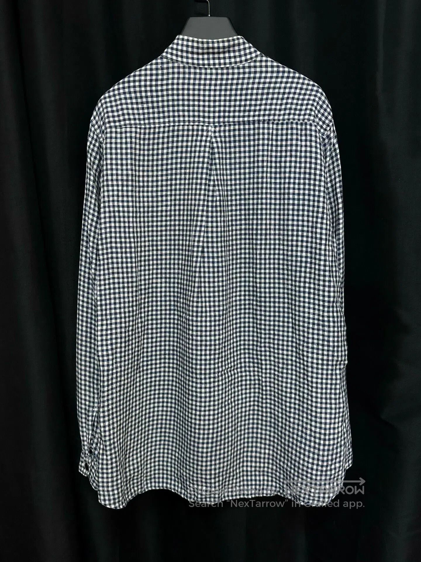 Japanese Brand workers style cotton linen shirt. Size US L / EU 52-54 / 3 - 3 Thumbnail