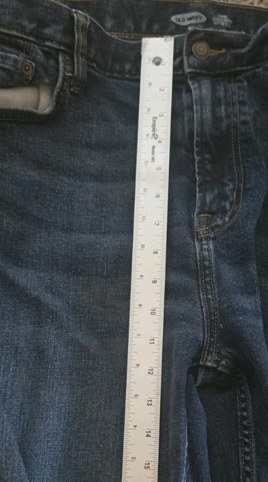 Old Navy Old Navy Jeans 42W x 30L Straight Leg Denim Blue Jean Built Size US 42 / EU 58 - 11 Thumbnail