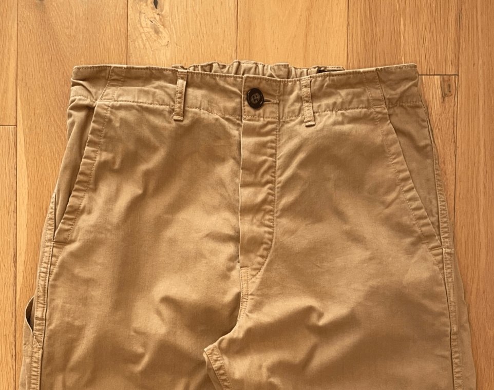 orSlow French Work Pants Herringbone Size 1