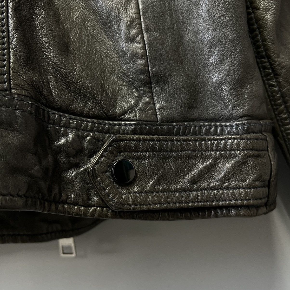Allsaints Allsaints Conroy Leather Biker Jacket Men’s Size M Size US M / EU 48-50 / 2 - 18 Thumbnail