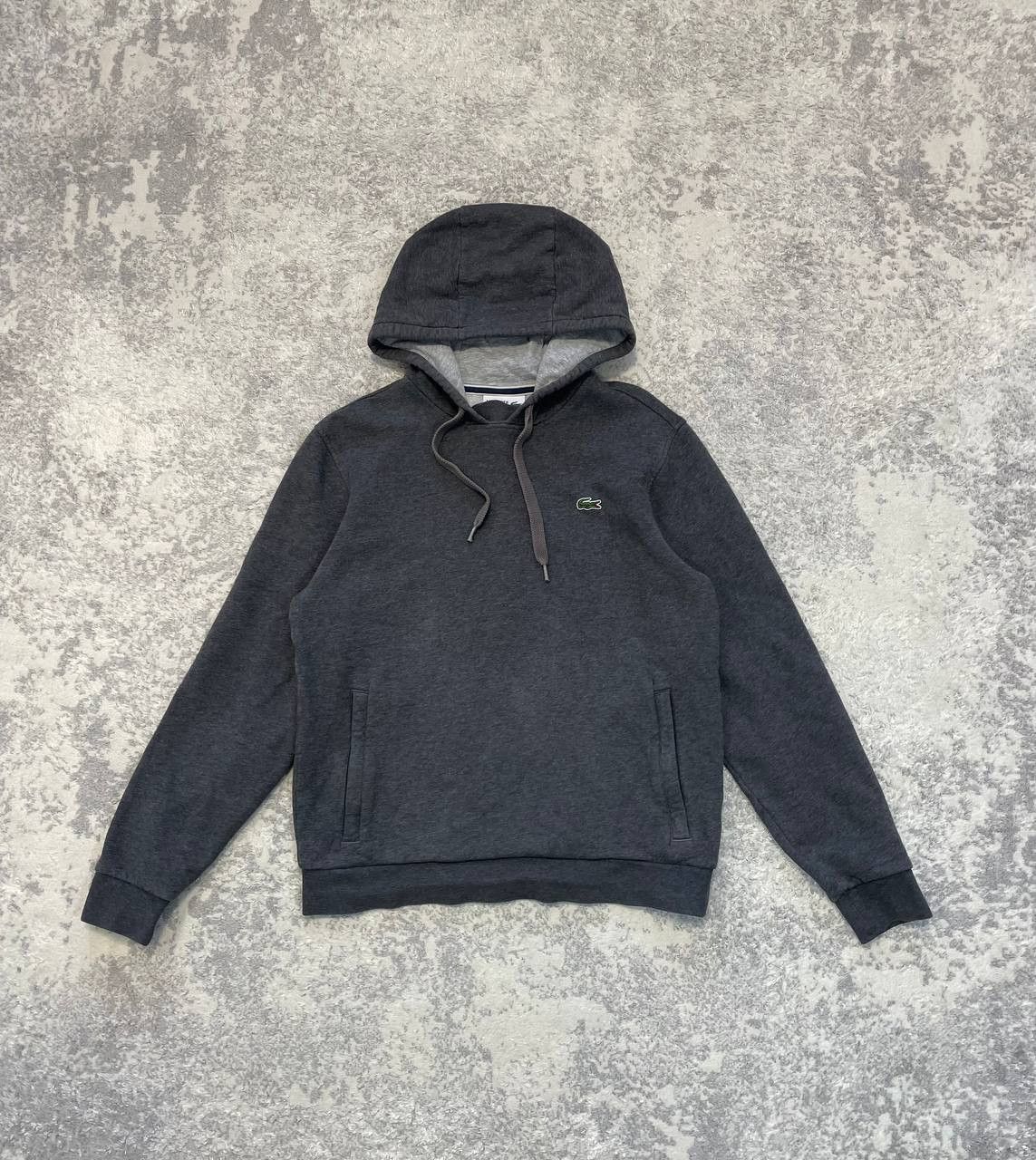 Lacoste Lacoste Hoodie Men’s Grey Pullover Hooded Sweatshirt Sz-M Size US M / EU 48-50 / 2 - 1 Thumbnail