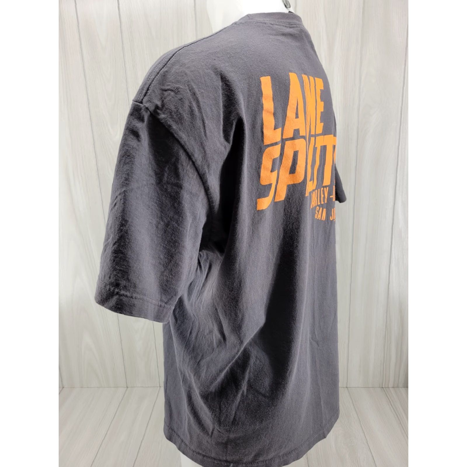 Harley Davidson Harley-Davidson T Shirt Mens XL San Jose California Gray Crew Neck Short Sleeve Cotton Vintage: No Size US XL / EU 56 / 4 - 7 Thumbnail