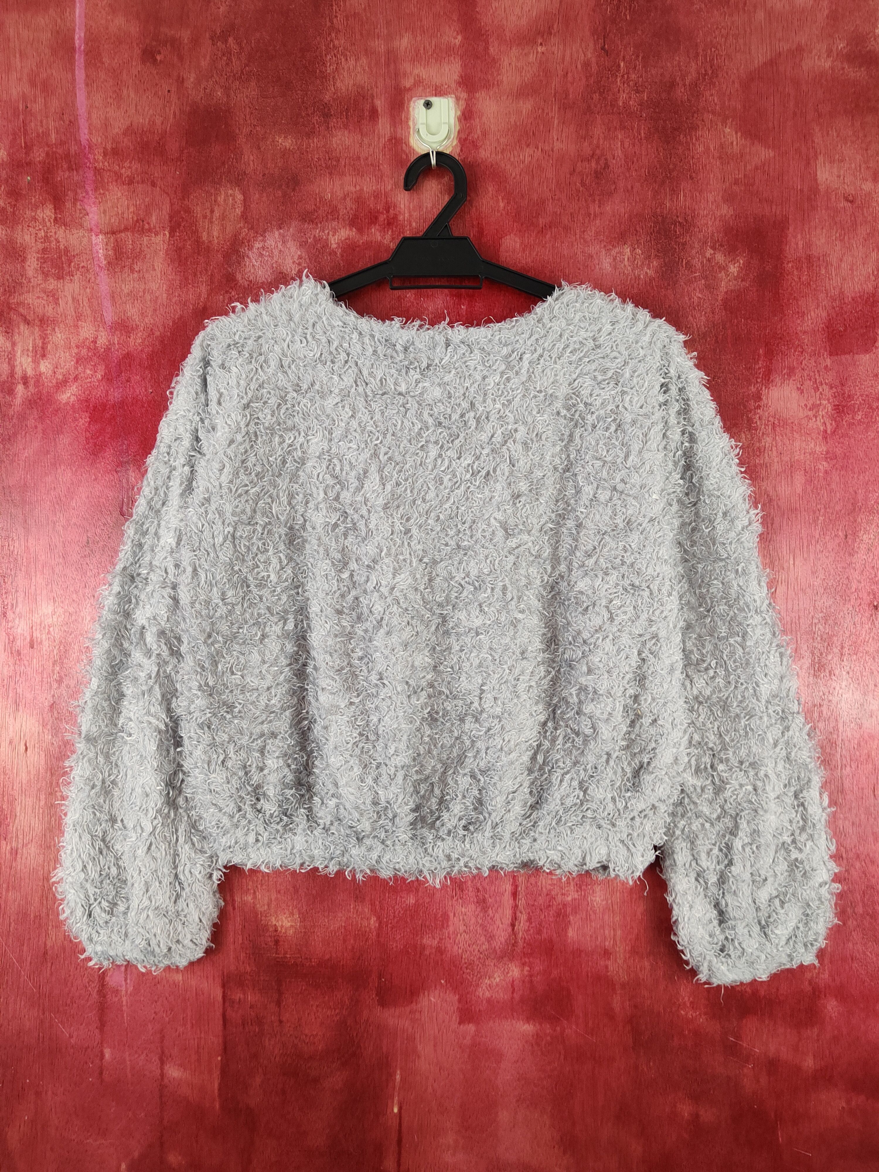 Japanese Brand × Vintage Vassafull Gray Fur Mohair Knitwear (Vintage 💥) Size M / US 6-8 / IT 42-44 - 7 Thumbnail