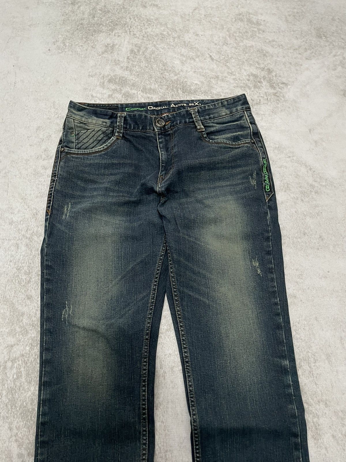 Hysteric Glamour × If Six Was Nine × Le Grande Bleu (L.G.B.) 2000s DRX Japan poem denim y2k style Size US 31 - 2 Thumbnail