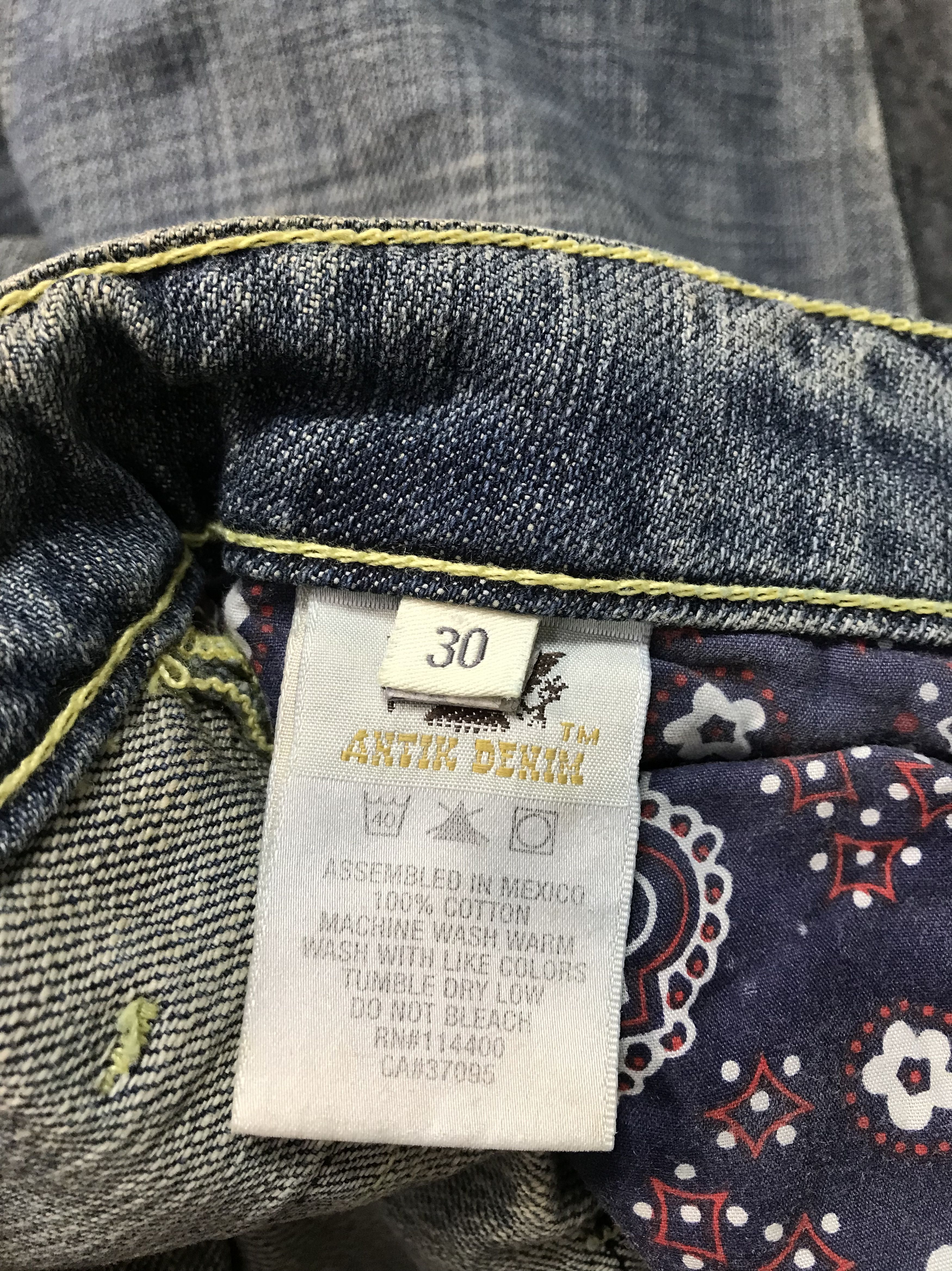Antik Denim Hype Antik Denim Indigo Denim Jeans Buttonfly Fits 30-32 Size US 32 / EU 48 - 10 Thumbnail