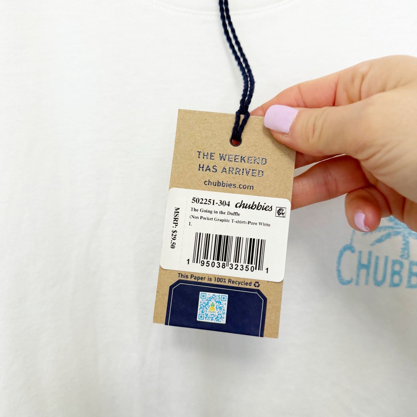 Chubbies Chubbies Going in the Duffle Weekend Has Arrived T Shirt L Size US L / EU 52-54 / 3 - 4 Thumbnail