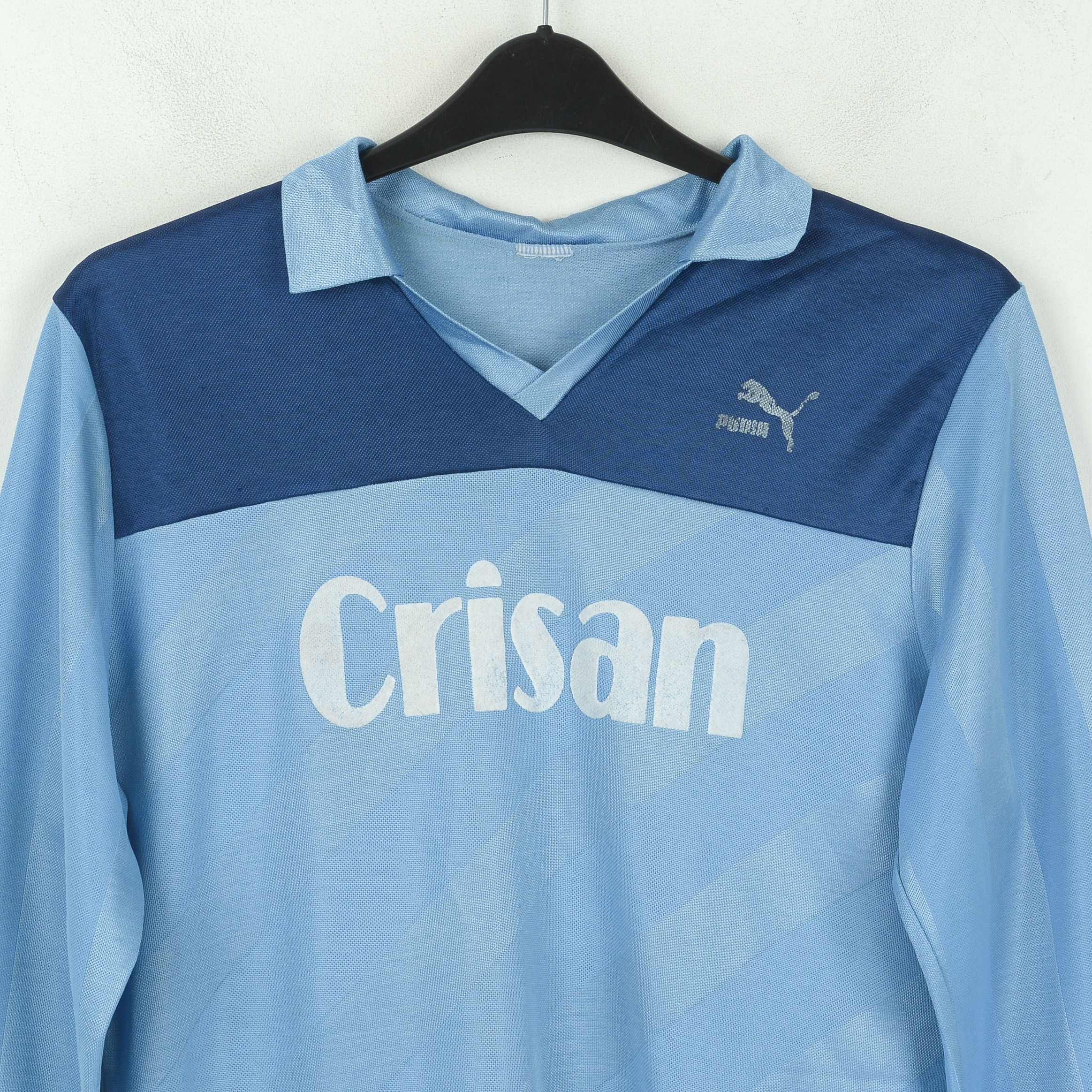 Puma × Vintage Crisan S Football West Germany 80s Long Sleeve Jersey Shirt Size US S / EU 44-46 / 1 - 2 Thumbnail