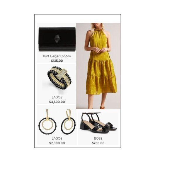 Ted Baker Ted Baker Eymilia Tiered Drawstring Midi-Dress Size L / US 10 / IT 46 - 4 Thumbnail