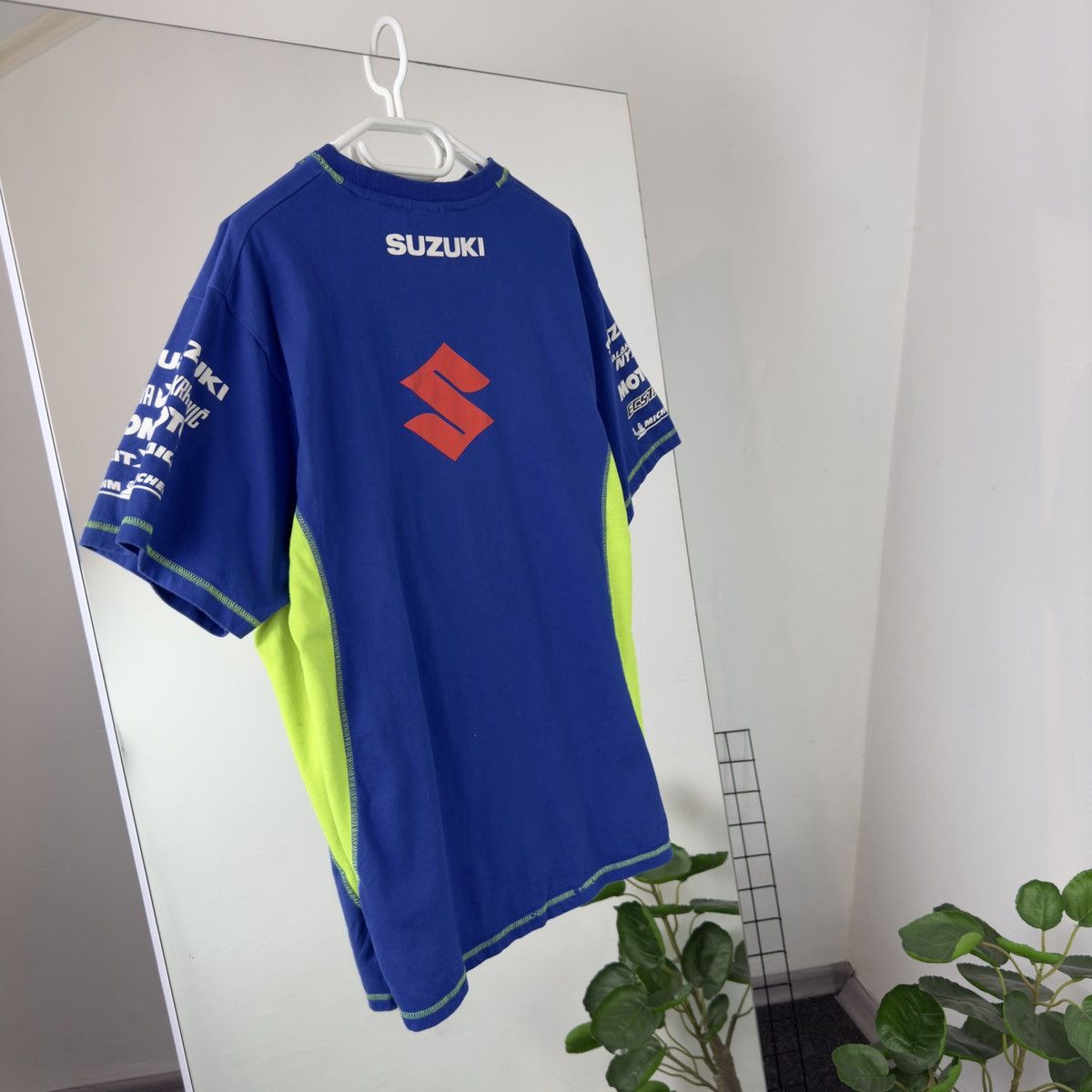 Vintage Suzuki Team Racing T-shirt Vintage Big Print Size US L / EU 52-54 / 3 - 6 Thumbnail