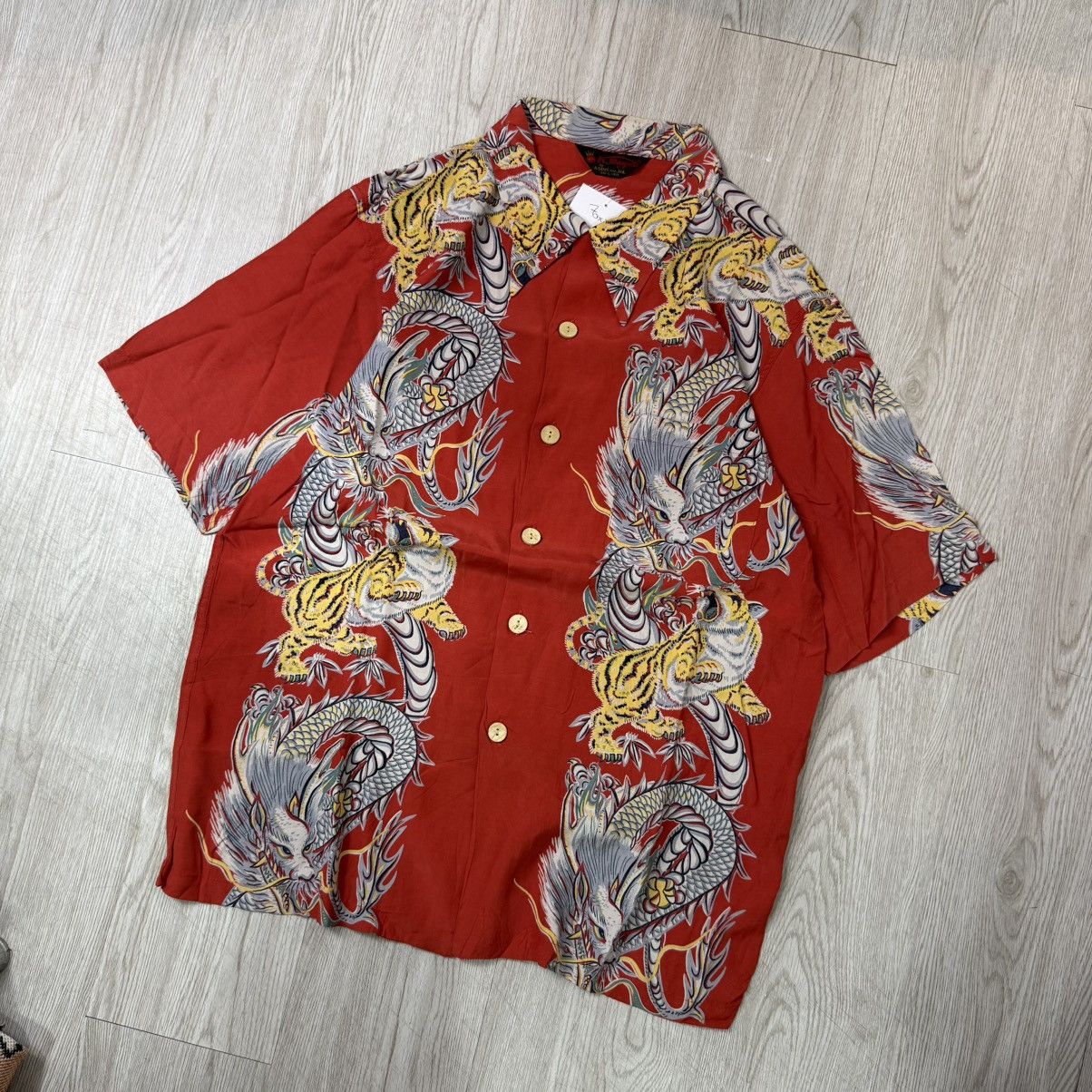 Sun Surf Tornado tiger hawaiian shirt red kmayer of sunsurf Size US L / EU 52-54 / 3 - 2 Thumbnail