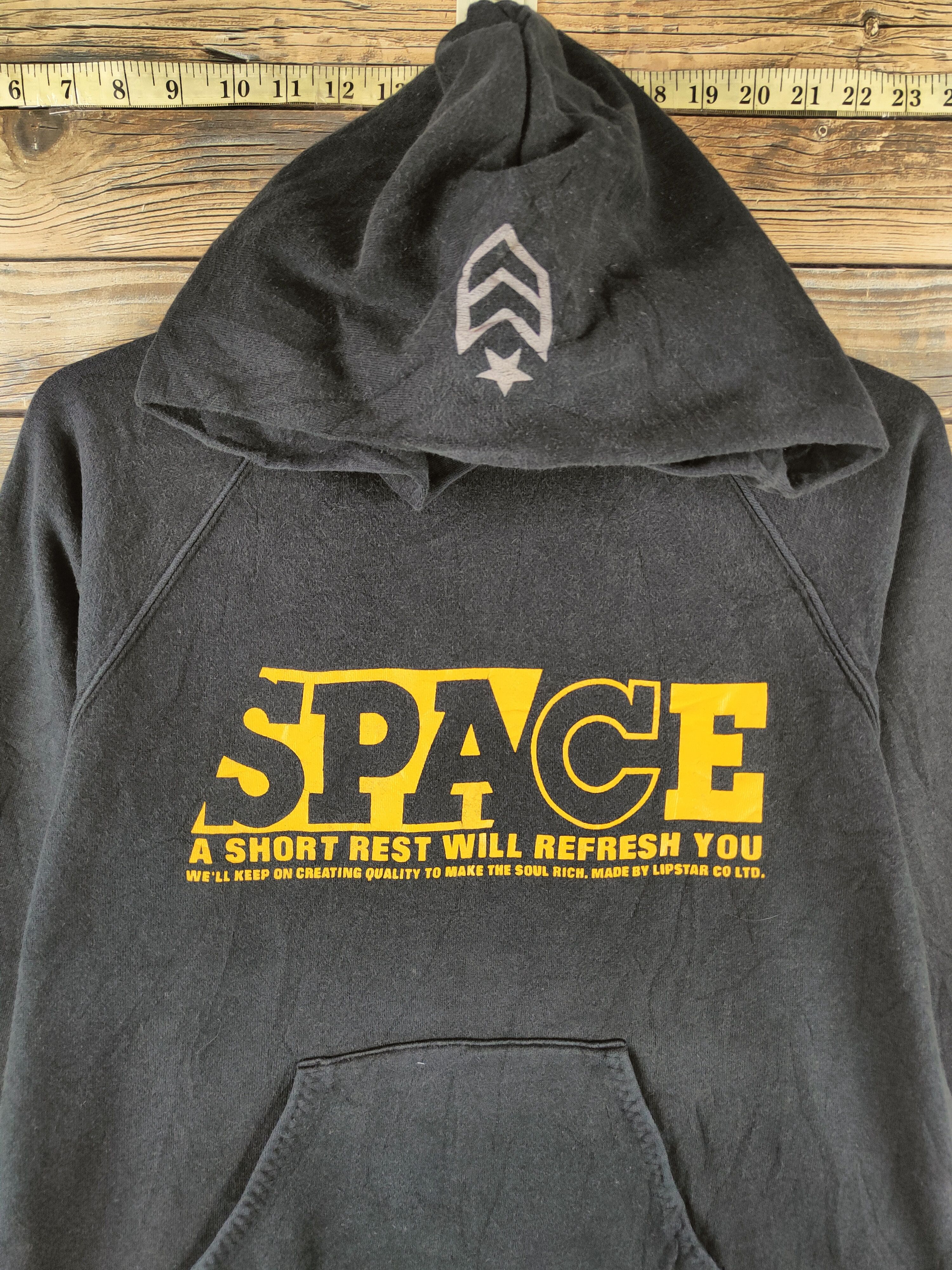 Japanese Brand Vintage Lipstar Black Hoodie Sweatshirts Size US M / EU 48-50 / 2 - 2 Thumbnail
