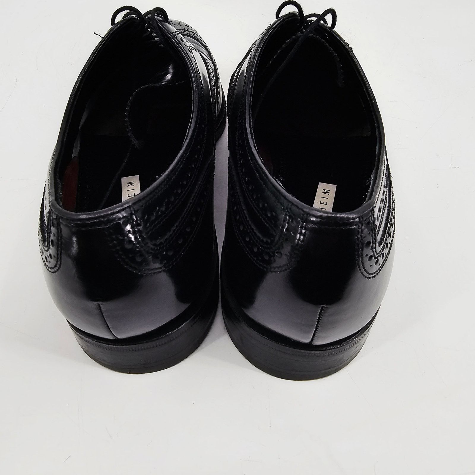 Florsheim Florsheim Black Lexington Oxford Wingtip Dress Shoe 12 Size US 12 / EU 45 - 4 Thumbnail