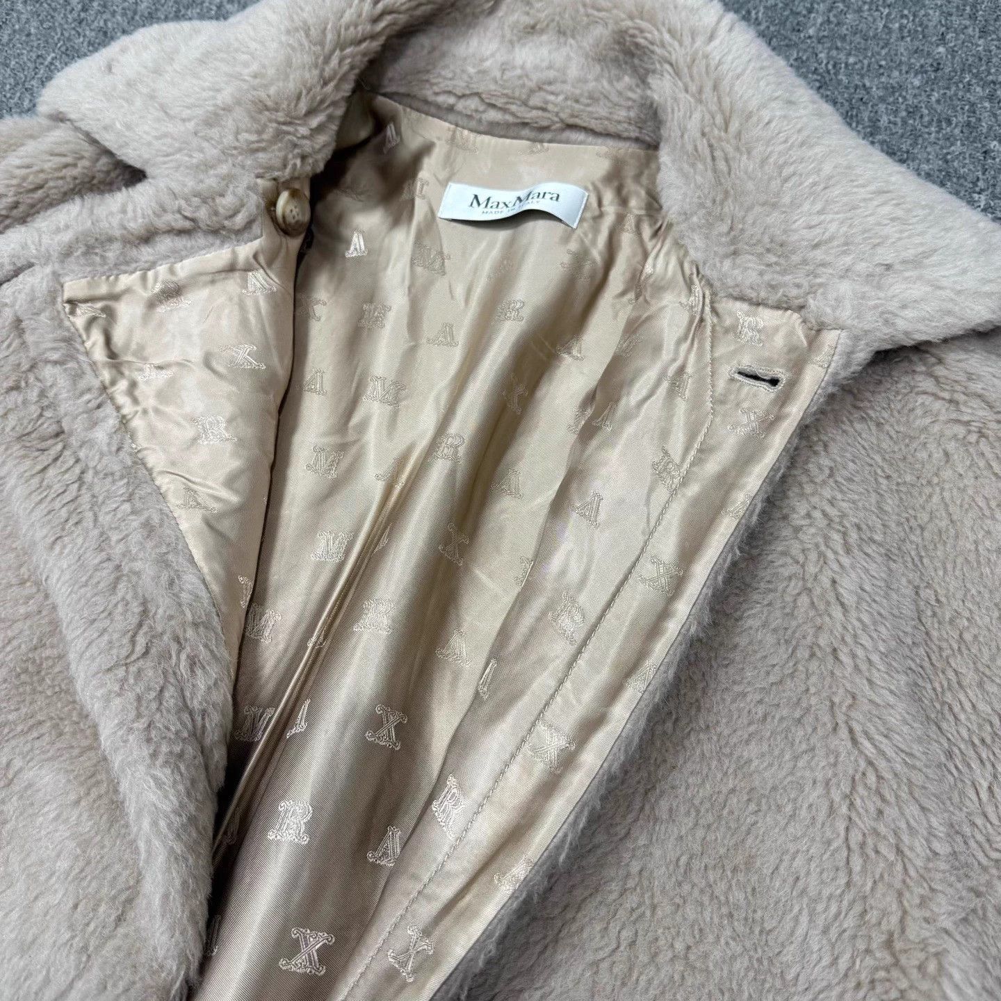 Max Mara Maxmara Teddy Cape Sandy 4 Near New nz Size S / US 4 / IT 40 - 3 Thumbnail