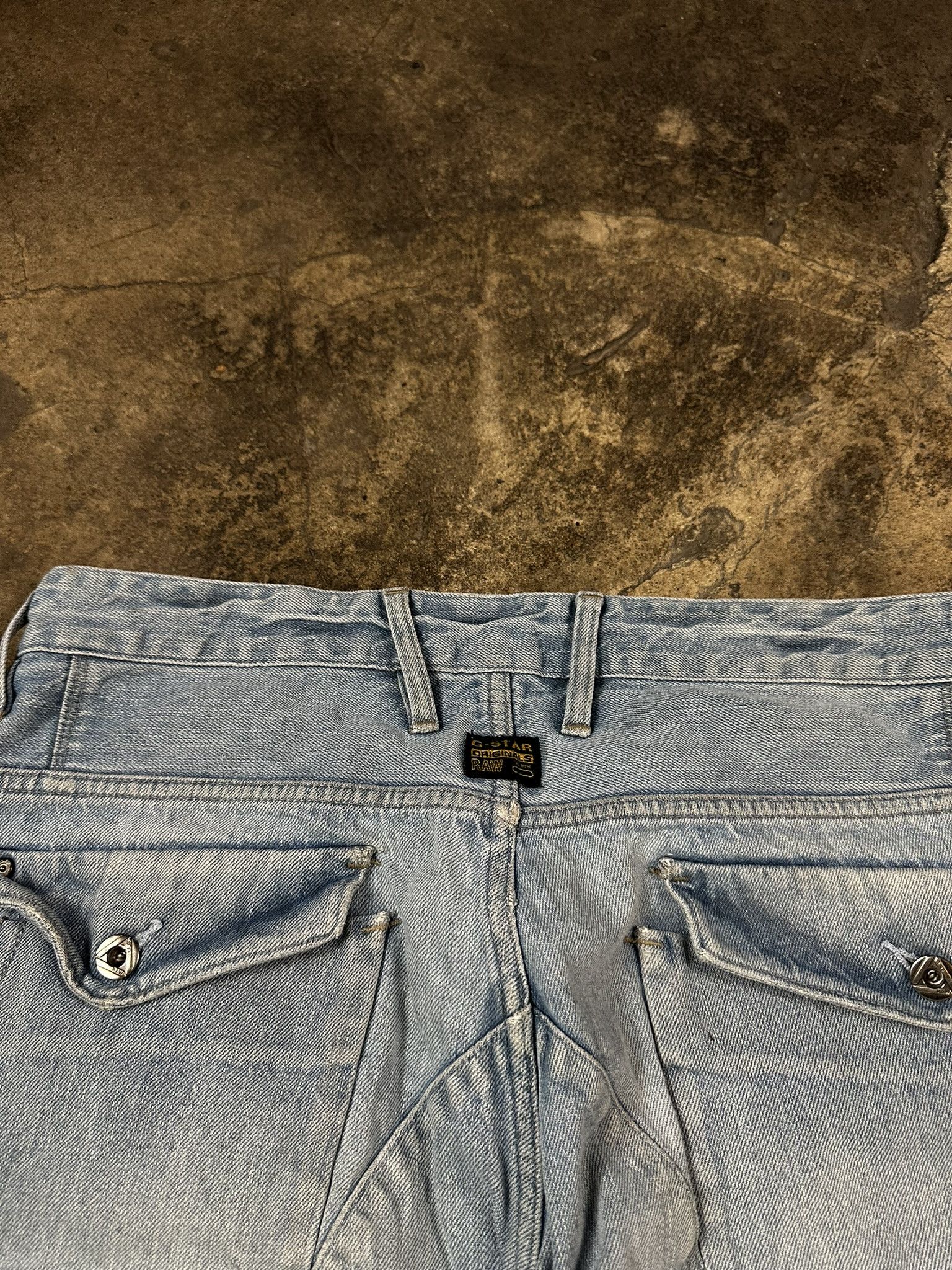 G-Star Vintage G-Star Raw Faded Washed Jeans Shorts Jorts Y2k Size US 36 / EU 52 - 4 Thumbnail