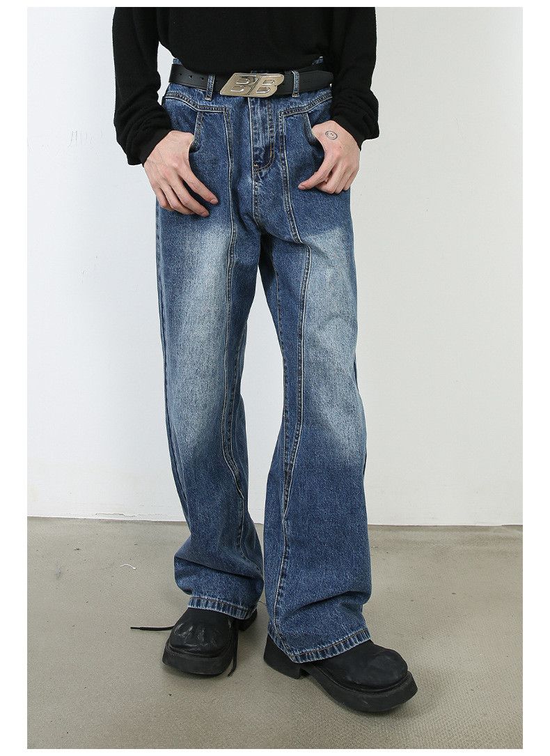 Japanese Brand × Jean Japanese retro loose straight versatile casual jeans Size US 32 / EU 48 - 3 Thumbnail