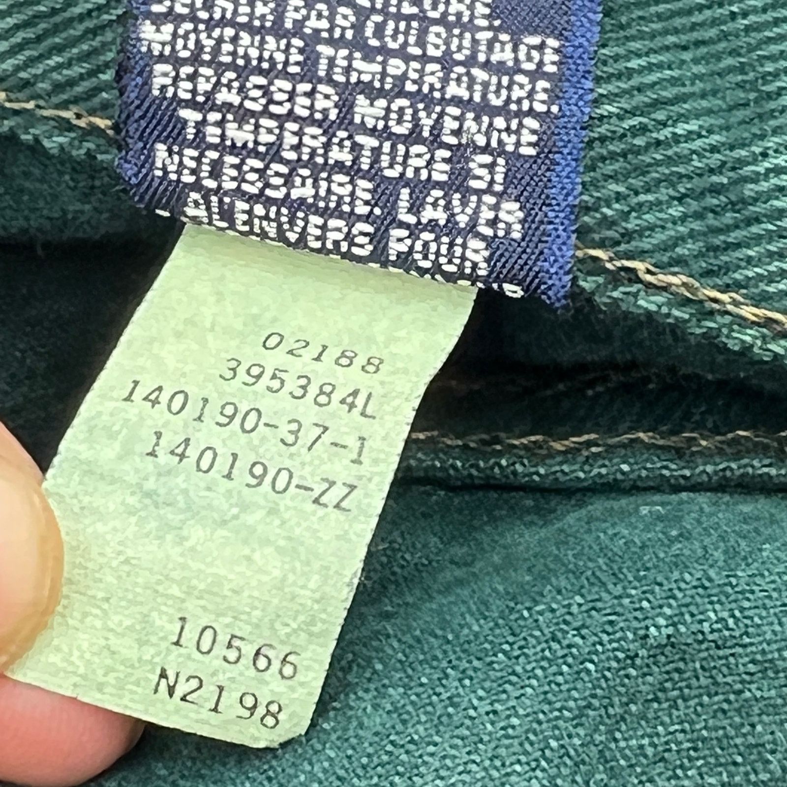 Gap × Vintage Vintage 90s GAP Green Denim Mom Jeans Size 30" / US 8 / IT 44 - 4 Thumbnail