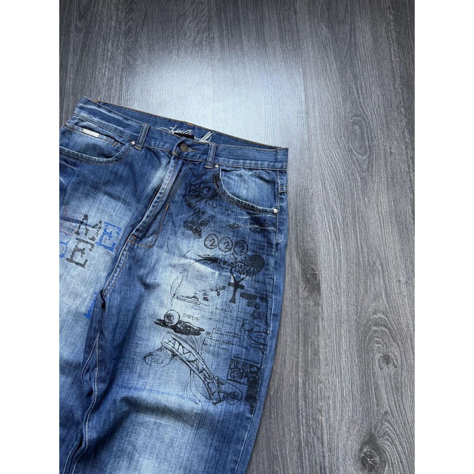 Makaveli × Vintage Crazy Vintage Y2K Makaveli Jeans Baggy Skater Size US 34 / EU 50 - 4 Thumbnail