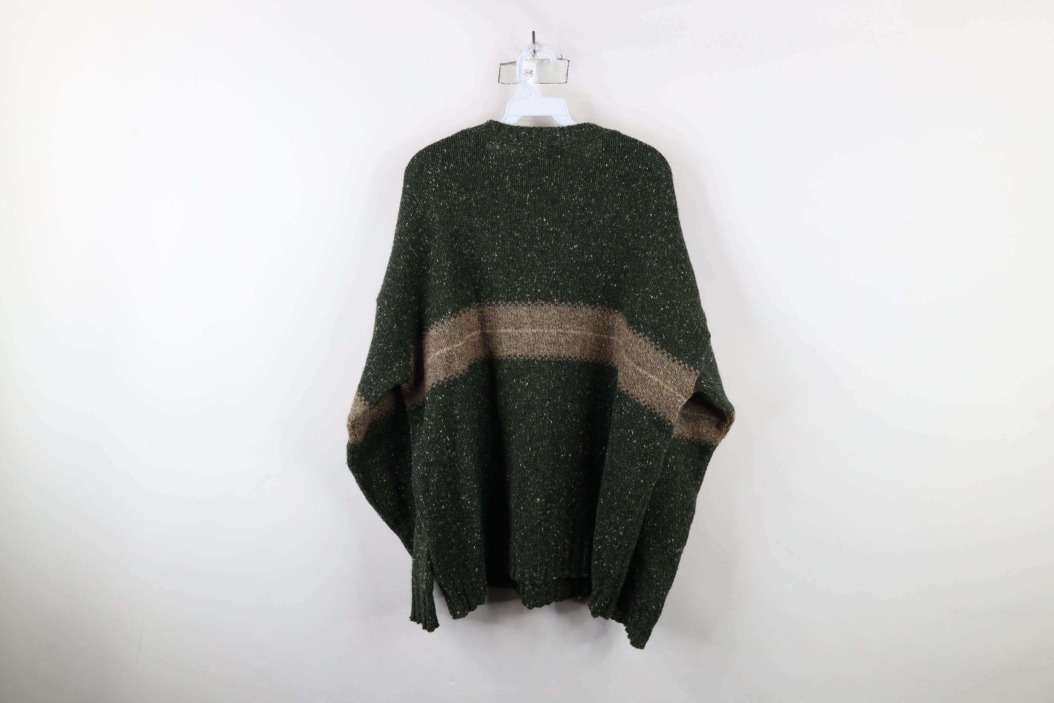 Eddie Bauer × Vintage Vintage 90s Eddie Bauer Fleck Wool Blend Knit Sweater USA Size US L / EU 52-54 / 3 - 7 Thumbnail