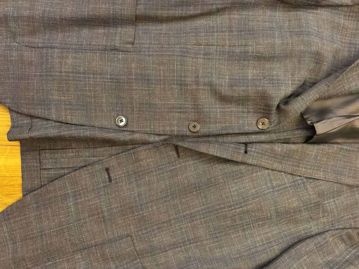 Ermenegildo Zegna Ermenegildo Zegna Milano Easy Wool Silk Linen Blazer (54R) Size 54R - 3 Thumbnail
