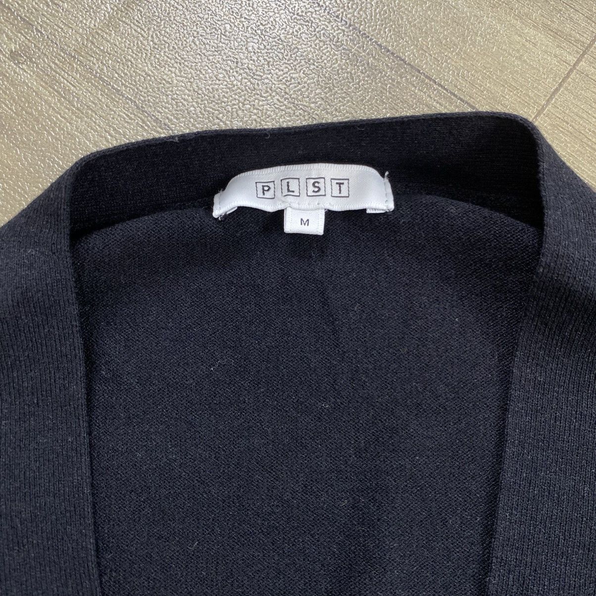 Japanese Brand 2000s Issey Miyake PLST Black Cardigans Size US M / EU 48-50 / 2 - 6 Thumbnail