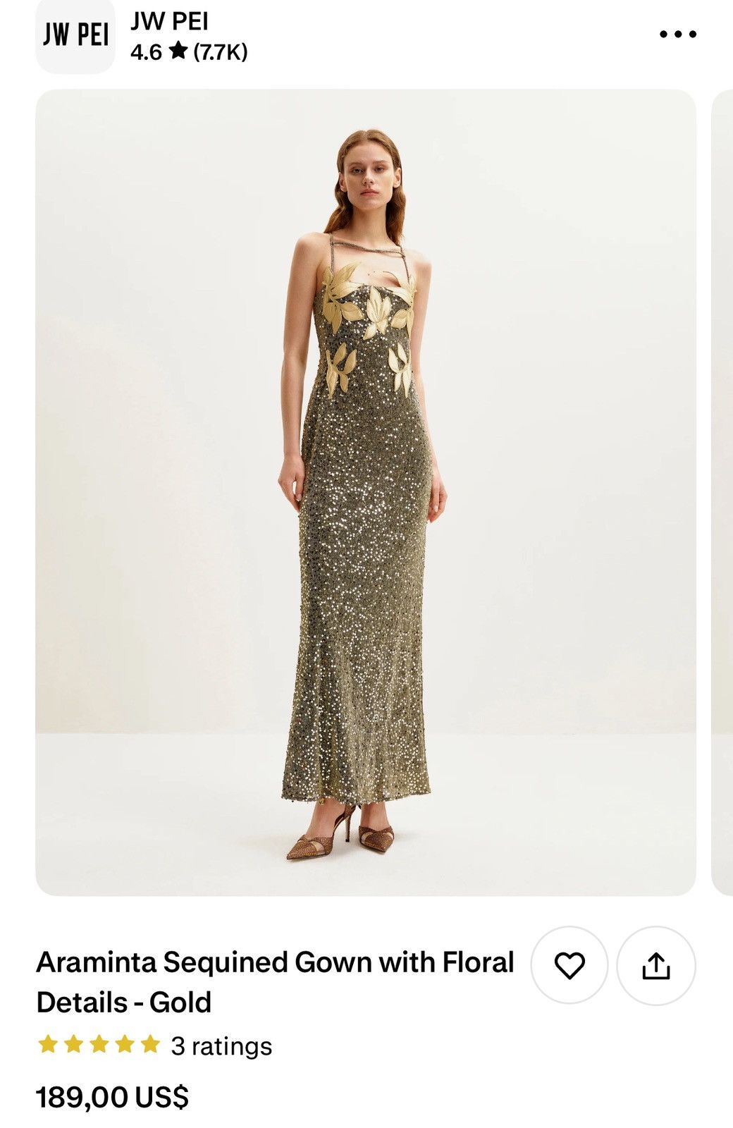 JW PEI JW PEI Evening dress Size L / US 10 / IT 46 - 1 Thumbnail