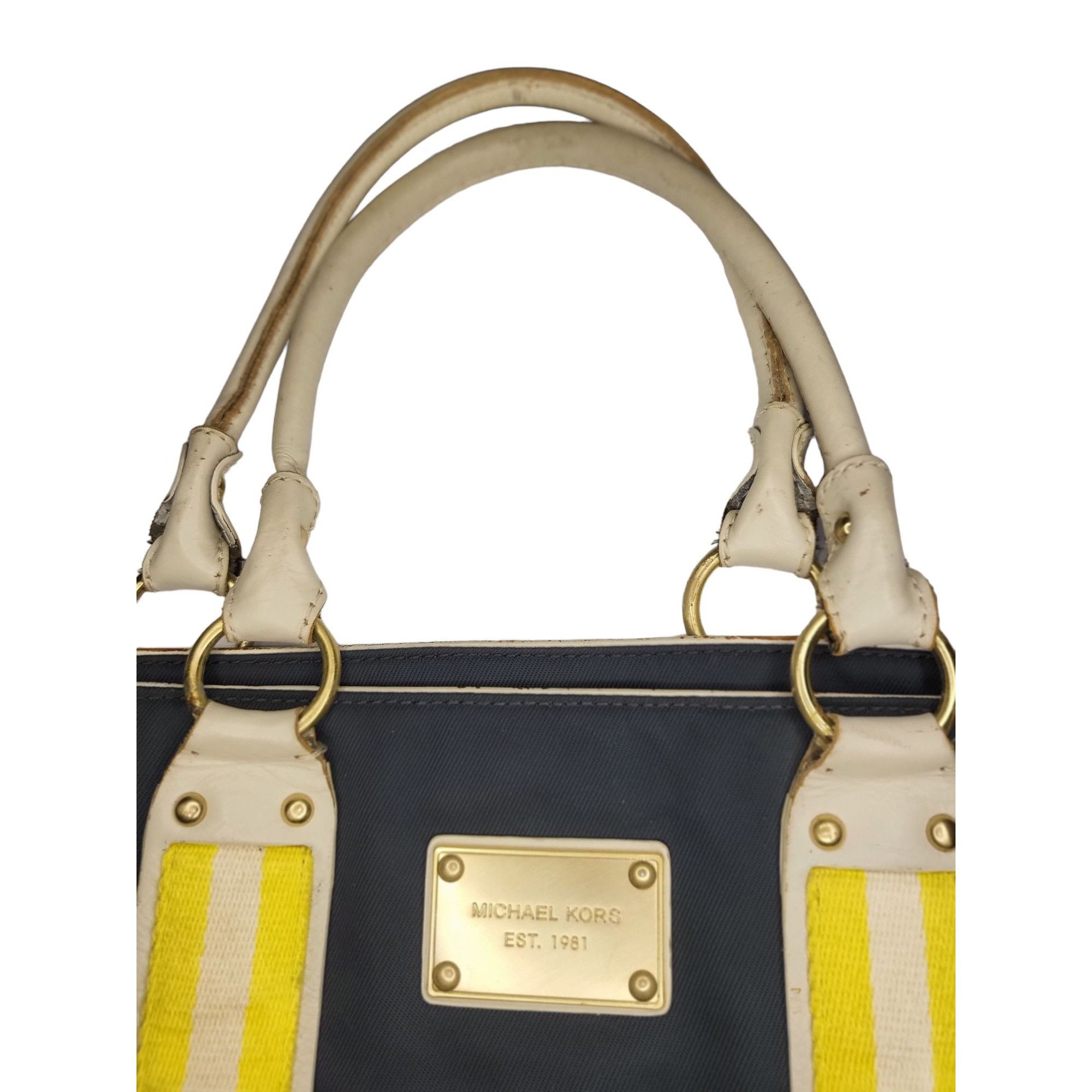 Michael Kors Michael Kors Tote Bag Navy Nautical Striped Dust Bag Coastal Size ONE SIZE - 5 Thumbnail