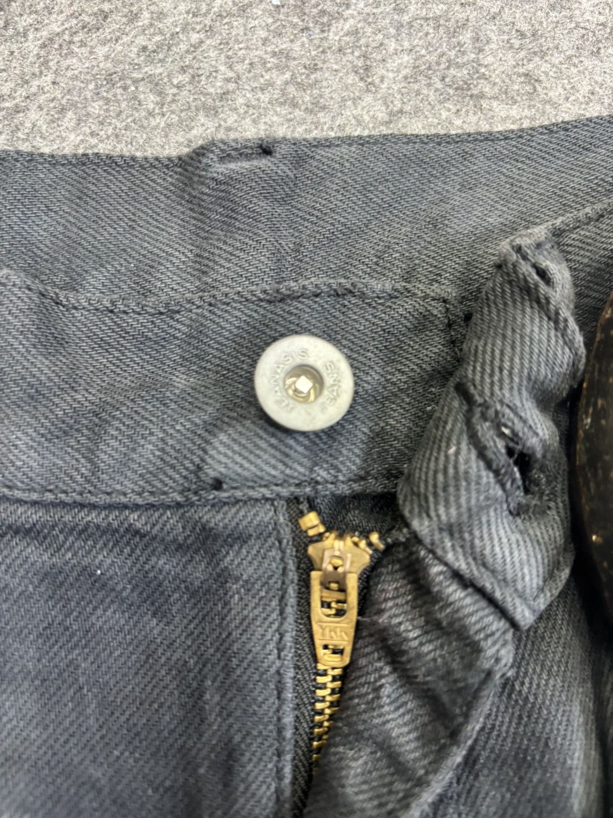 Japanese Brand Archival💥Jeanasis Distressed Balloon Released Hem Denim F925 Size US 27 - 7 Thumbnail