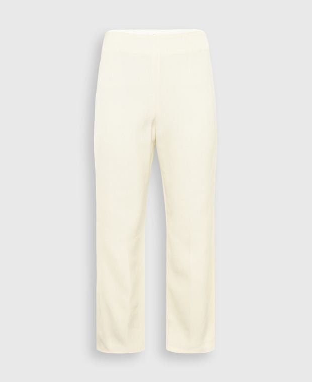 Silk-blend trousers
