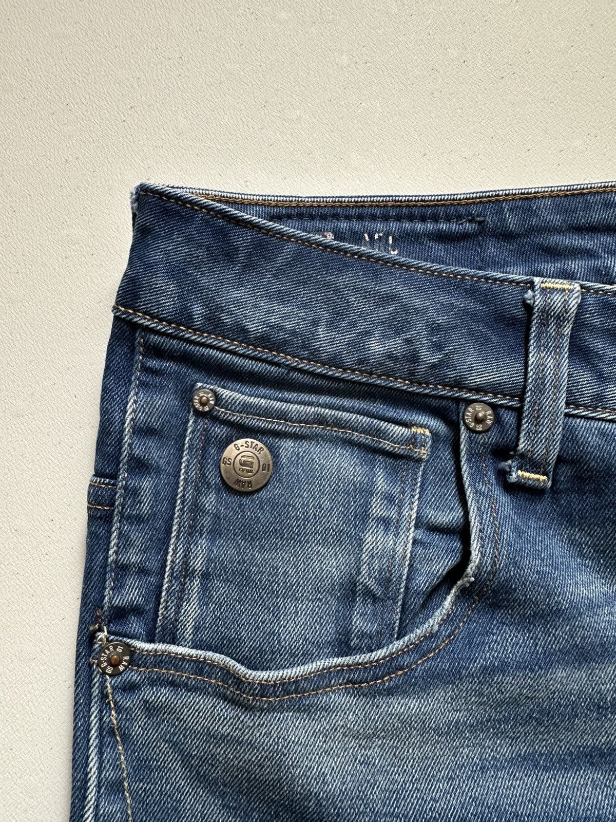 G-Star G-star Raw Arc 3D Slim Baggy Jeans Size US 32 / EU 48 - 9 Thumbnail