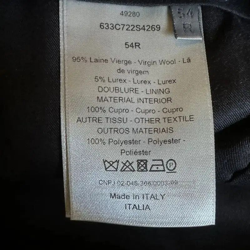 Dior Dior Black Wool Blend Gradient Casual Pants . Size US 34 / EU 50 - 6 Thumbnail