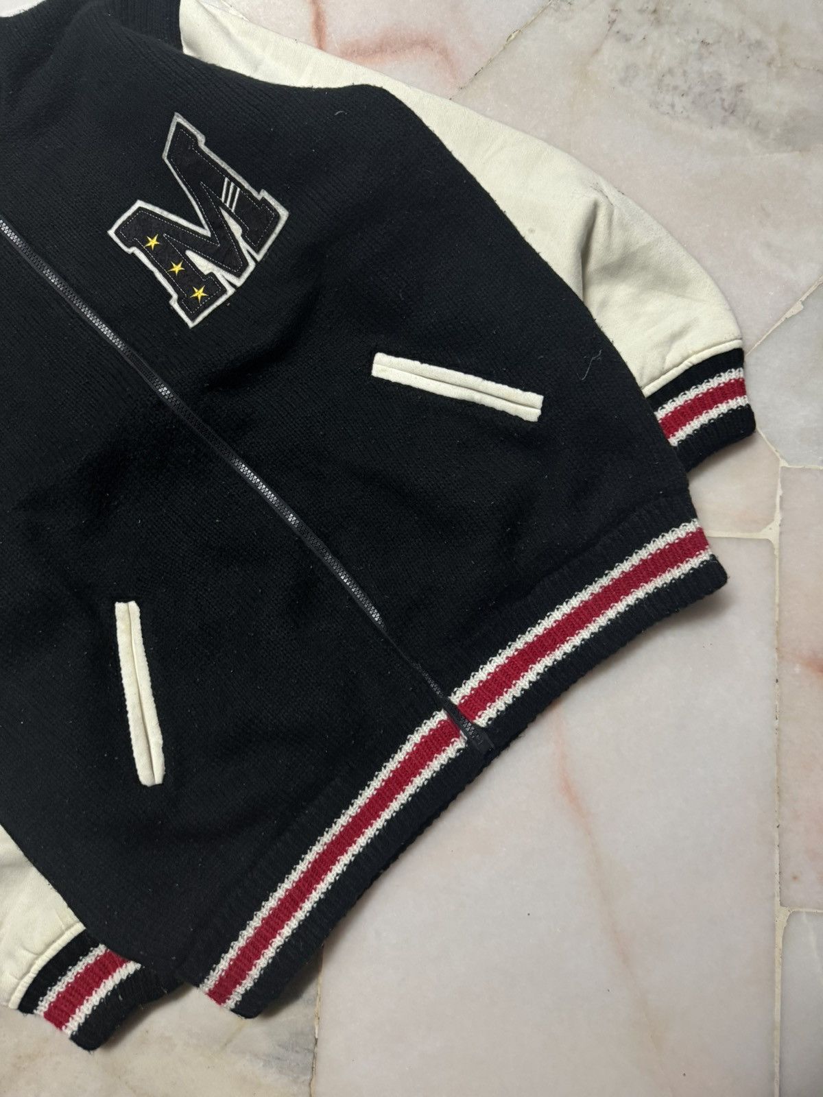 Habitat 💥RARE💥90s JAPANESE EAGLE LOGO NAVAJO ZIPPER STYLE BOMBER Size US XL / EU 56 / 4 - 7 Thumbnail